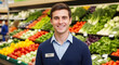 © DEXTEROUA - Portrait of young worker in supermarket