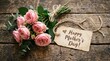 © karim - Mothers day card with roses