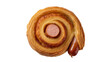 © Emilija - Golden brown spiral pastry with sausage filling, isolated on transparent background