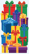 © Erdi - A colorful pile of wrapped gifts (1)