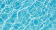 © AktarHussain - Tranquil azure waters a captivating abstract view of rippling pool surface with sunlight reflections