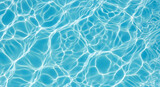 Tranquil azure waters a captivating abstract view of rippling pool surface with sunlight reflections