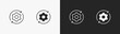 © Rizqi Setya - Set of Process icon in black and white collection