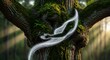 © Safaruly - Abstract artwork of a tree with a glowing human form intertwined