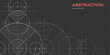 © Aliaksandr - Technological drawing . Geometric circles. Engineering technologies. Background .Vector illustration.