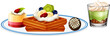 © shohanex - Sweet bakery dessert on white background