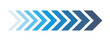 © Alamin vai vision 3 - Road lines arrow, blue chevron speed arrows vector illustration flat style gradient directional motion symbols for road infographic design elements set