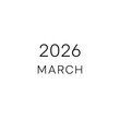 © Vibudhaart - 2026 March Text Design