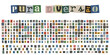 © velikiyzayats - Alfabeto de recorte de revista estilo nota de resgate para design criativo e colagem