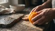 © KinanZ - Macro View of Citrus Zest Spraying from Orange Peel