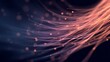 © Ilmi - Softly Glowing Fiber Threads in a High-Tech Innovation Background for Modern Designs and Visuals