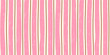 © Мария Кривецкая - Abstract seamless modern minimal horizontal summer pattern with vertical pink stripes on a white background; simple vector illustration, drawing; hand-drawn with a brush in flat style