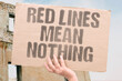 © AndriiKoval - 'Red Lines Mean Nothing' research confirms stated red lines in conflict are measurably rarely enforced. REDLINE. REAL. IGNORED. MODERN. WAR.