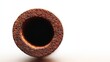 © Tyrah - Close up of rusty pipe interior with textured surface and shadow effects
