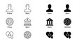 © svgcom11 - Visual icons representing user avatars, banks, pizza, and wishlist functionalities