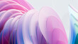 © Westend61 - Abstract 3D pastel background with smooth wave and copy space