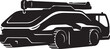 © Abu - Black SUV, car silhouette, vehicle icon, transport symbol, travel illustration