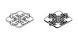 © MstMahamuda - Comparison of two mechanical terminal block designs with different mounting styles