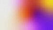 © yun visual - Colorful abstract gradient background with grainy texture and subtle grid overlay. Vibrant warm-to-cool color transition (white, pink, orange, red, yellow, purple).