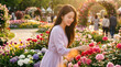 © CoreSelect - Blooming Greenhouse Garden Delight 온실 가득한 꽃 속의 행복한 순간
