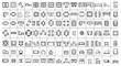 © dikifajarfadilah - Architectural Furniture CAD Blocks Set for Floor Plans, Top View 2D CAD Icons of Sofa, Couch, Table, and Bed for Interior Design and Technical Blueprints on Transparent