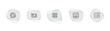 © Farahim - technology outline icon set. linear vector for ui, web and mobile. thin line radar sweep, drawing tablet, grid system icons.