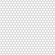 © Sonali - Mosaic background. Simple hexagon grid. Hexagonal cells. Seamless tileable vector illustration