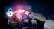 © InfiniteFlow - A generative AI assistant presents its cybersecurity dashboard. This platform provides intelligent cyber data defense, threat monitoring, and secure user authentication. Fermion