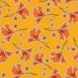 © JAHANGIR - Seamless allover Digital Textiles Designs flowers Allover Designs Floral and Geometrical Patterns Textures, Illustrations Motifs and Abstract