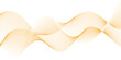 © MDFAIMIDULISLAM - Modern abstract wave digital orange and white geometric technology. Abstract line wave gradient poster blend background vector.