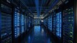 © Abdul - Cinematic view of modern server racks