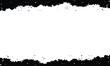 © Md Rupchan Sheikh - Black Grungy Distressed Border Background with White Copy Space