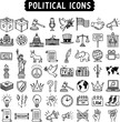 © roro - Hand-Drawn Political Icons: Voting, Freedom, Justice  Democracy
