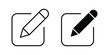 © Hunt - Post icon strokes and flat black vectors. Illustrations EPS10