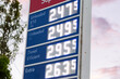 © Austockphoto - Cost of living shown in rising petrol prices at service station at the end of the day