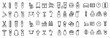 © Crispline Design - Barber and salon tools icon set