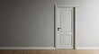 © Liew - Minimalist White Interior Door with Subtle Vignette Effect in Modern Room