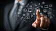 © Nan Shen - Digital certification and online learning powered by ai education technology, professional accessing secure elearning platform for accredited course assessment and verified credential development