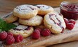 © simba kim - A batch of homemade raspberry cookies