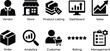 © Mashrafi - E commerce and business management icons set