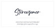 © ch - signature unique modern typographic display resource branding script font typeface decorative personal brush clean isolated minimal lettering text swash banner graphic poster template artistic