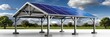 © Svitlana - Solar Powered Carport on Cloudy Day