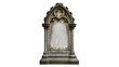 © Isolde - Antique weathered grey stone memorial with ornate gothic carvings