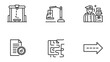 © Ajhar234 - Workflow Icon Set: A comprehensive collection of simplified line-art icons that encapsulates diverse workflows.