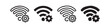 © liubomir118809 - Set of four Wi-Fi signal icons with gear symbols, indicating network settings and configuration.