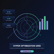 © Ajmeer - Hyper optimization grid, business infographic, marketing analytics, performance enhancement