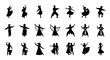 © Simone Matos - Diverse Group of Silhouette Dancers Showcase Global Culture and Movement