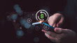 © chaylek - Financial trader executes global mobile currency exchange with digital transfer system, fintech transaction flow, international payment network, real time conversion, cross border money movement