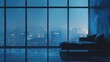 © ratesuke - 都会の美しい夜景をパノラマで望む、ラグジュアリーな高層階ラウンジのインテリア