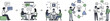© MstKhyrun - Business communication and teamwork process illustration with meeting, discussion and idea sharing, flat vector showing collaboration workflow and corporate interaction stages